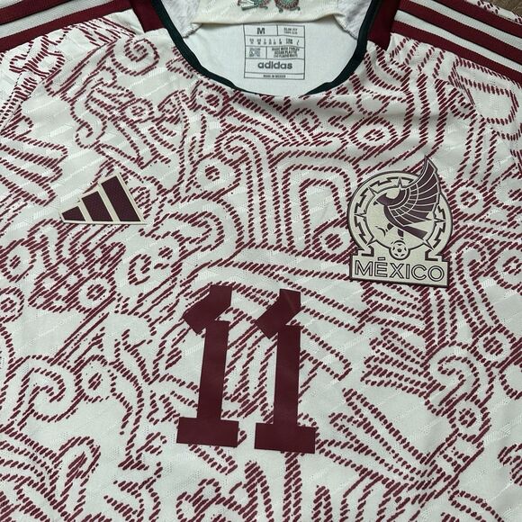 Adidas Mexico 2022 Away Carlos Vela #11 Youth XL Jersey HF2157 - Picture 3 of 9